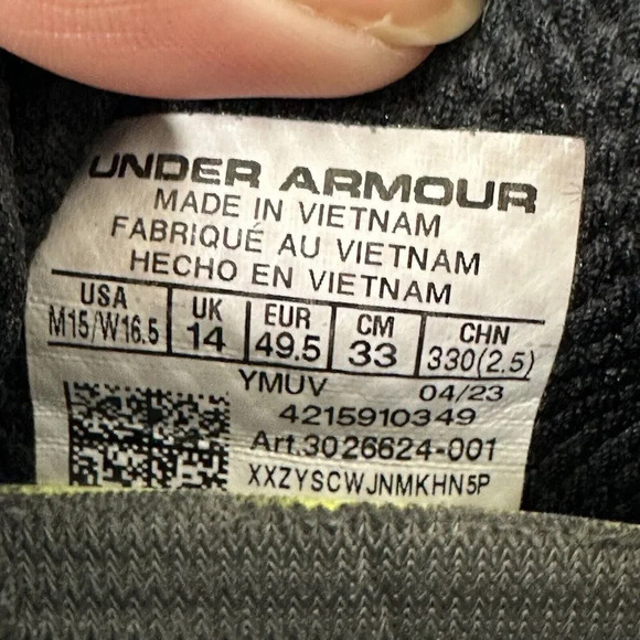 Under Armour Unisex Curry 10 Team Flow Basketball Shoes Black Men’s 15 Wo’s 16.5 - Picture 10 of 16